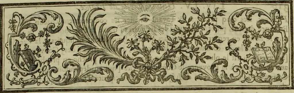 An illustration from Bibliothèque historique de la France, contenant le catalogue des ouvrages, imprimés & manuscrits, qui traitent de l'histoire de ce royaume, ou qui y ont rapport; avec des notes critiques et historiques:, 1768, leaf 326
