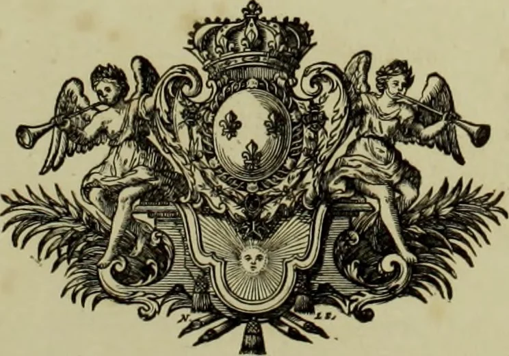 An illustration from Bibliothèque historique de la France, contenant le catalogue des ouvrages, imprimés & manuscrits, qui traitent de l'histoire de ce royaume, ou qui y ont rapport; avec des notes critiques et historiques:, 1768, leaf 8