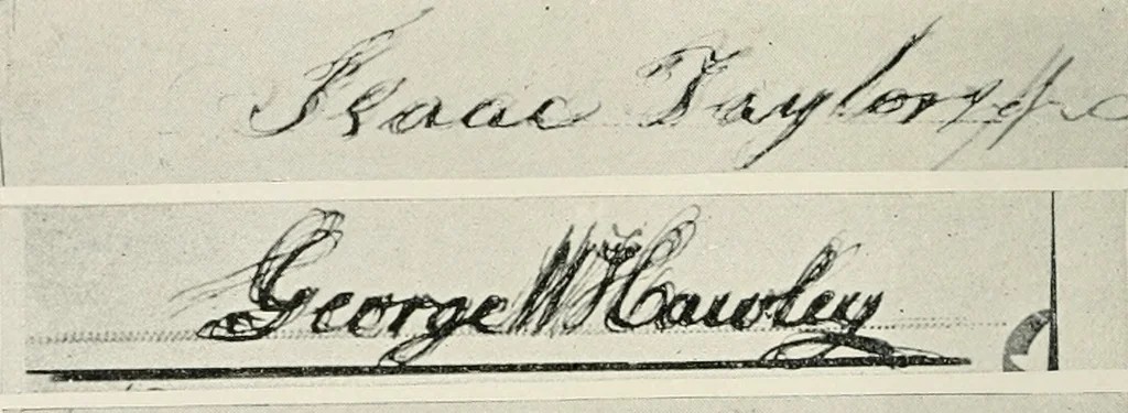 An illustration from Bibliotics; or, The study of documents; determination of the individual character of handwriting and detection of fraud and forgery. New methods of research, 1901, leaf 171