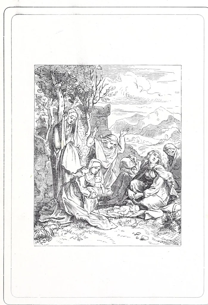 An illustration from Biblische Bilder, 1876, leaf 39