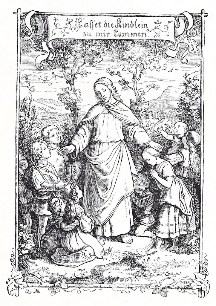 An illustration from Biblische Bilder, 1876, leaf 43