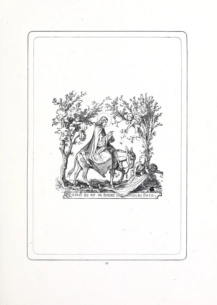 An illustration from Biblische Bilder, 1876, leaf 55