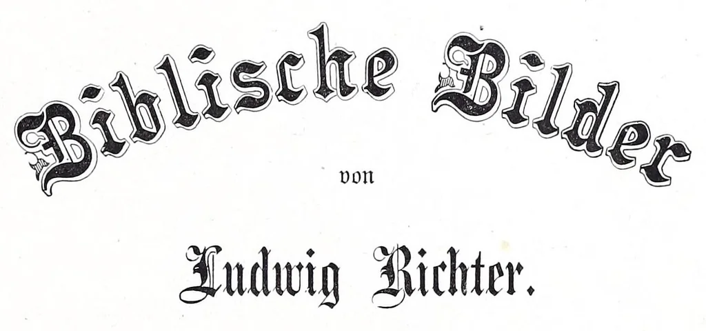 An illustration from Biblische Bilder, 1876, leaf 7