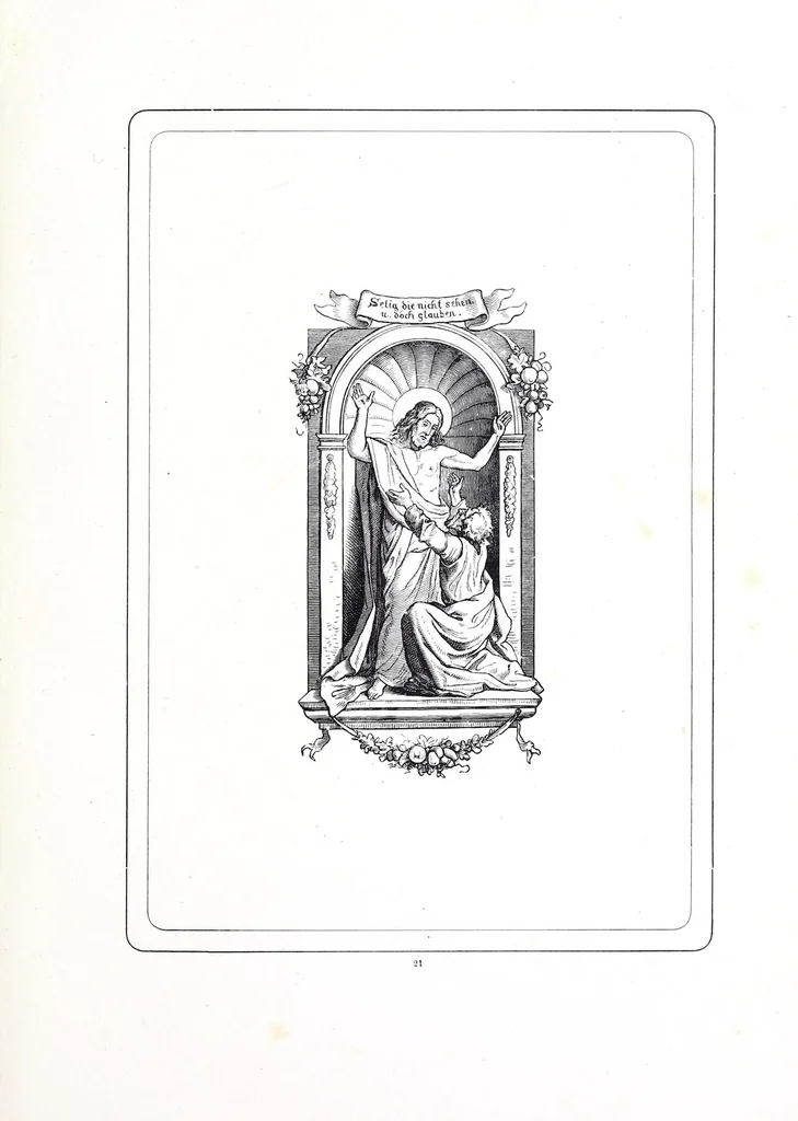 An illustration from Biblische Bilder, 1876, leaf 91