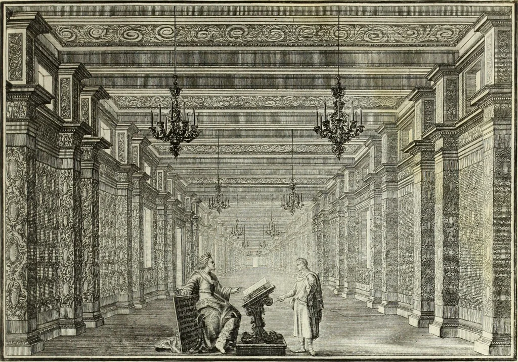 An illustration from Biblisches Engel- u. Kunst Werck : alles das jenige, was in heiliger göttlicher Schrifft Altes und Neuen Testaments von den heiligen Engels Gottes ... zu finden ist ... in zierlichen Kupffern, mit beygefüngten teutschen Erklärungs und Andachs-Reimen vorstellend, 1705, leaf 190