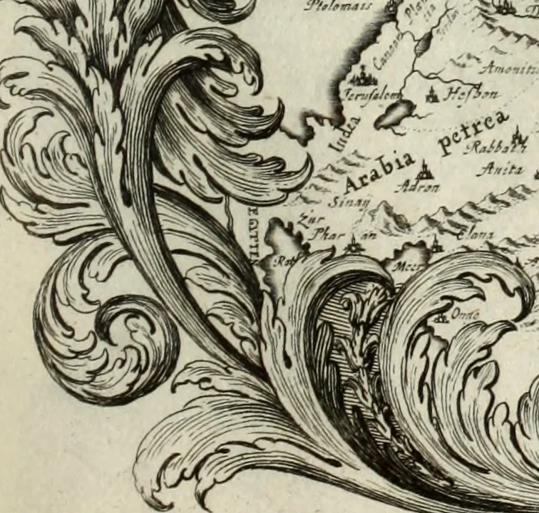 An illustration from Biblisches Engel- u. Kunst Werck : alles das jenige, was in heiliger göttlicher Schrifft Altes und Neuen Testaments von den heiligen Engels Gottes ... zu finden ist ... in zierlichen Kupffern, mit beygefüngten teutschen Erklärungs und Andachs-Reimen vorstellend, 1705, leaf 196