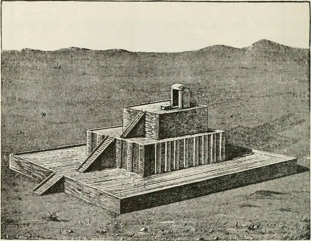 An illustration from Biblïne opovidannie pro sotvorennie svita v svitli nauky, 1918, leaf 109