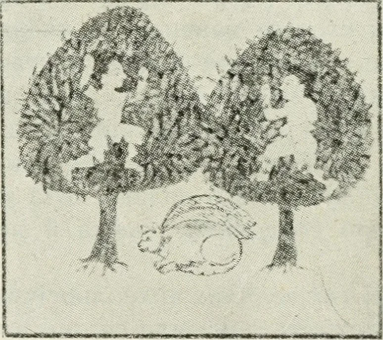 An illustration from Biblïne opovidannie pro sotvorennie svita v svitli nauky, 1918, leaf 111
