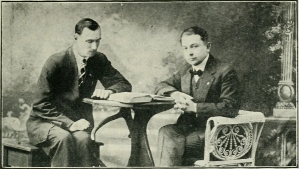 An illustration from Biblïne opovidannie pro sotvorennie svita v svitli nauky, 1918, leaf 12