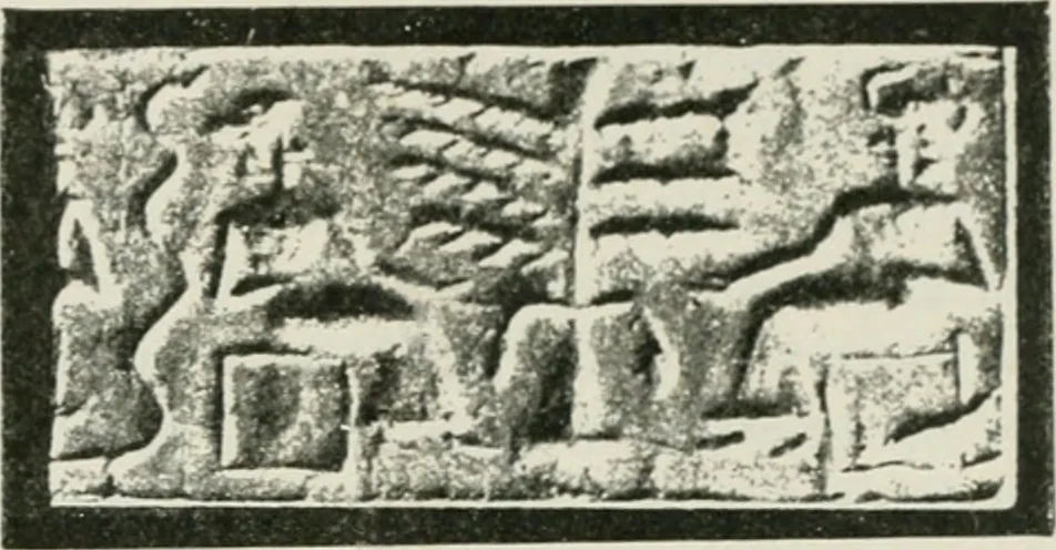 An illustration from Biblïne opovidannie pro sotvorennie svita v svitli nauky, 1918, leaf 43