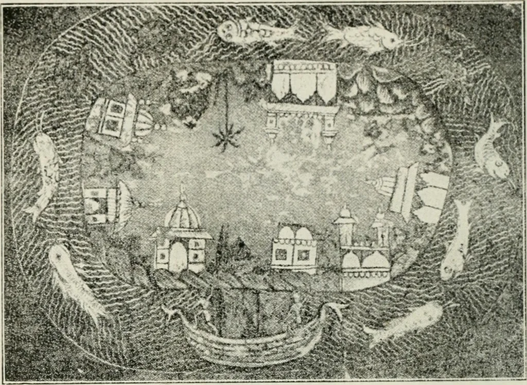 An illustration from Biblïne opovidannie pro sotvorennie svita v svitli nauky, 1918, leaf 57