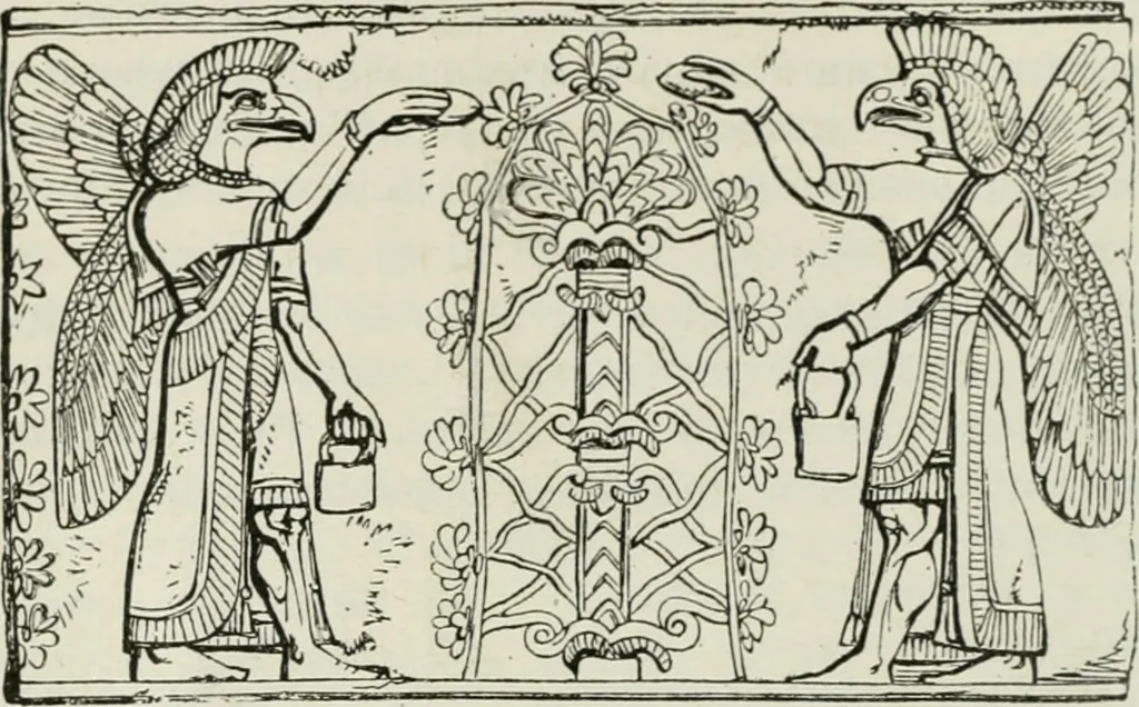 An illustration from Biblïne opovidannie pro sotvorennie svita v svitli nauky, 1918, leaf 67
