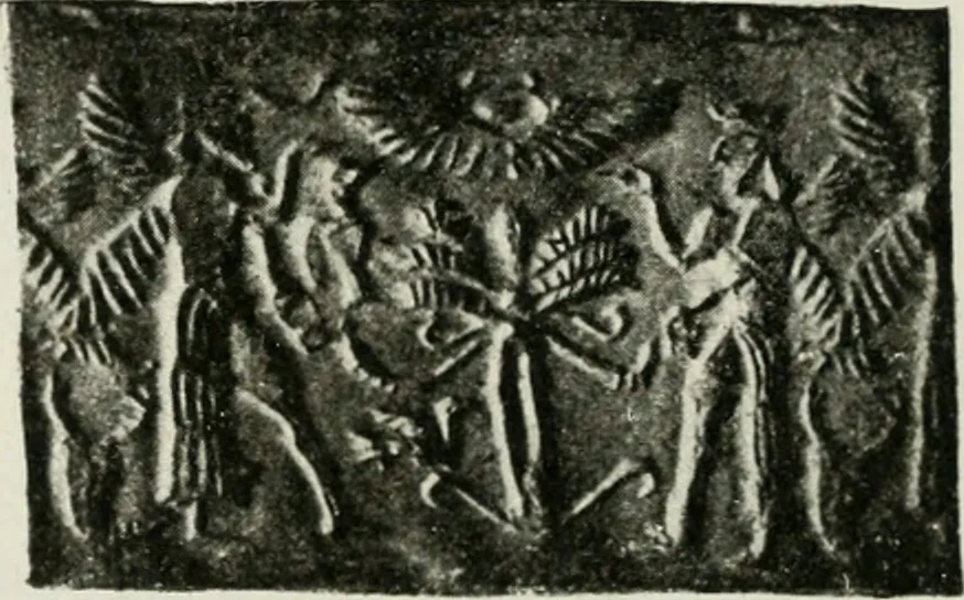 An illustration from Biblïne opovidannie pro sotvorennie svita v svitli nauky, 1918, leaf 69