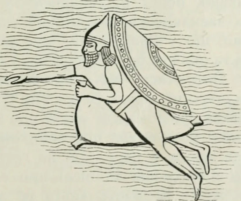 An illustration from Biblïne opovidannie pro sotvorennie svita v svitli nauky, 1918, leaf 74