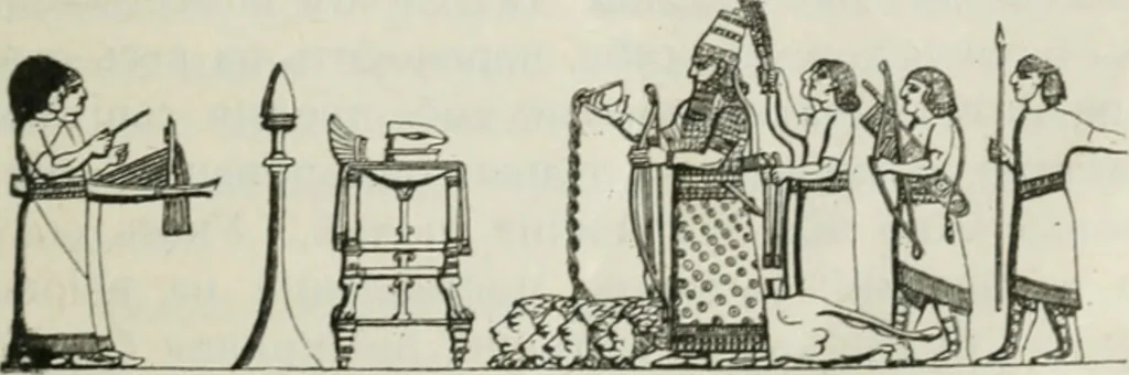 An illustration from Biblïne opovidannie pro sotvorennie svita v svitli nauky, 1918, leaf 96