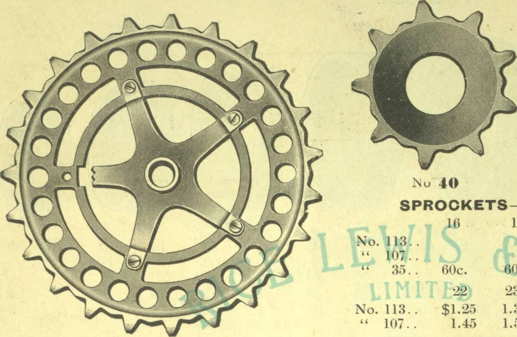 An illustration from Bicycle accessories : 1900 [catalogue, 1900, leaf 17