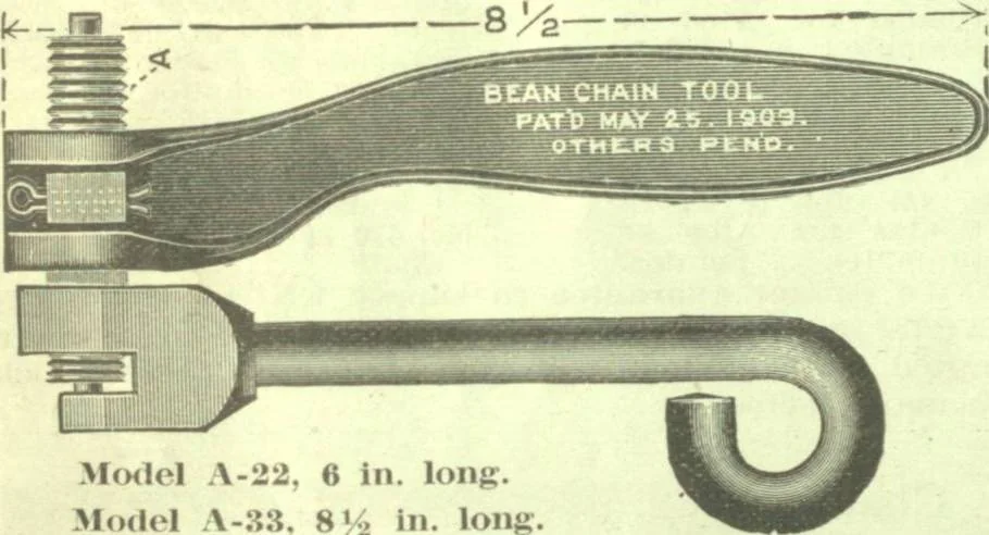 An illustration from Bicycle accessories and repair supplies : bicycles, motorcycle accessories, motor accessories : [catalogue, 1918, leaf 25
