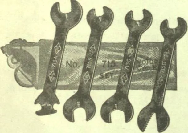 An illustration from Bicycle accessories and repair supplies : bicycles, motorcycle accessories, motor accessories : [catalogue, 1918, leaf 75