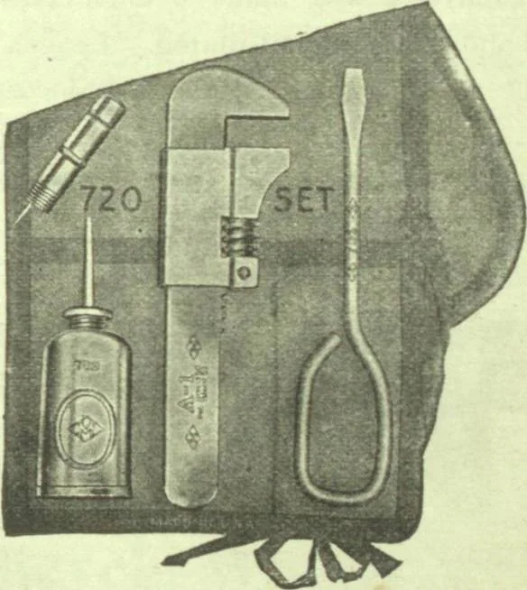 An illustration from Bicycle accessories and repair supplies : bicycles, motorcycle accessories, motor accessories : [catalogue, 1918, leaf 75