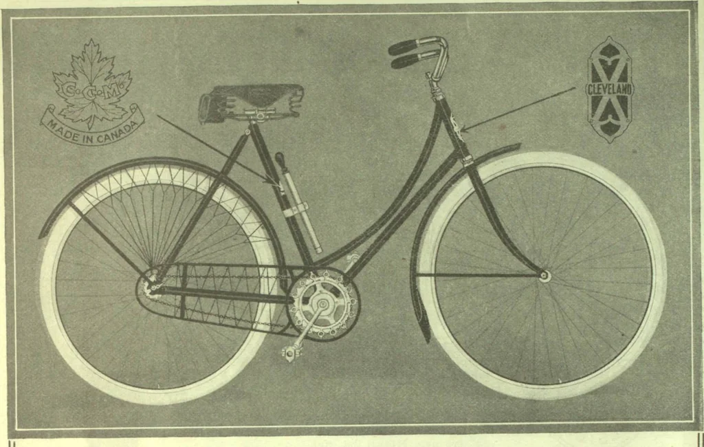 An illustration from Bicycle accessories and repair supplies : bicycles, motorcycle accessories, motor accessories : [catalogue, 1918, leaf 9