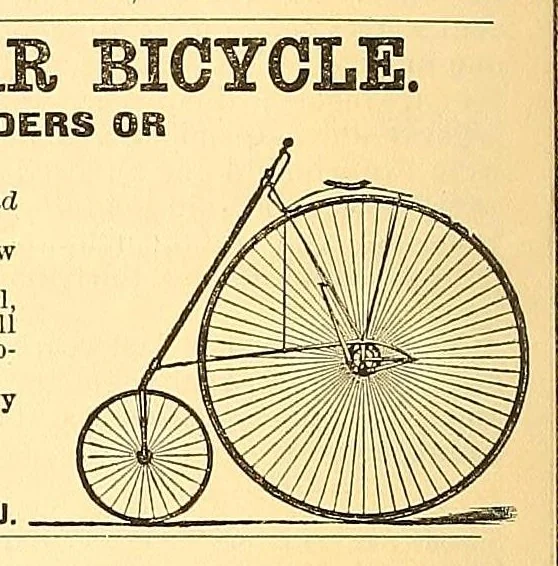 An illustration from The bicycling world, 1881, leaf 162