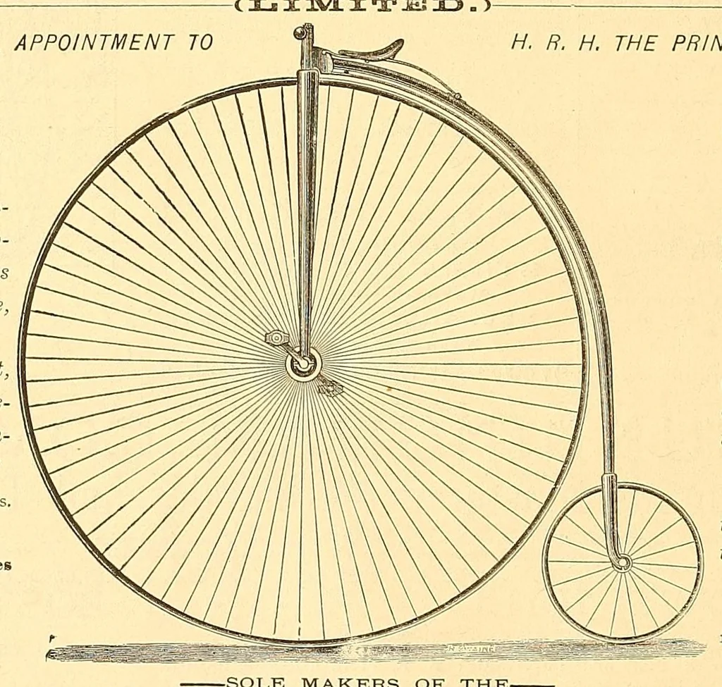 An illustration from The bicycling world, 1881, leaf 226