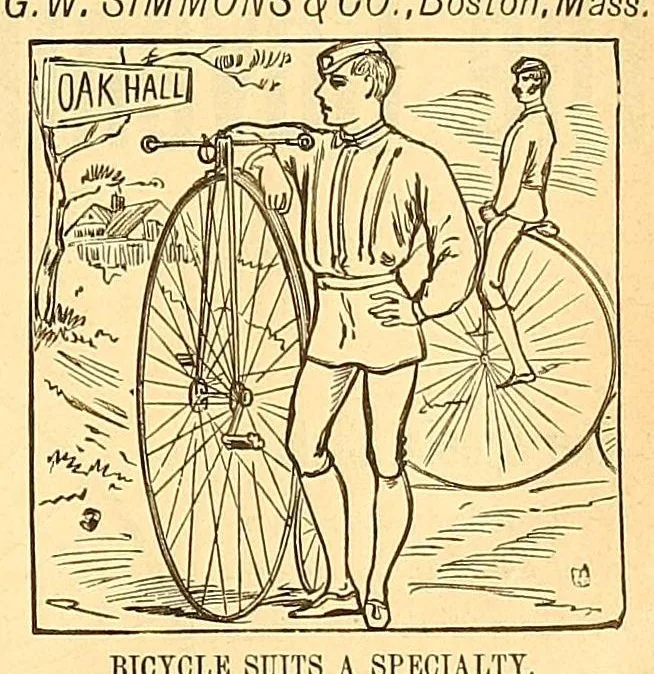 An illustration from The bicycling world, 1881, leaf 251