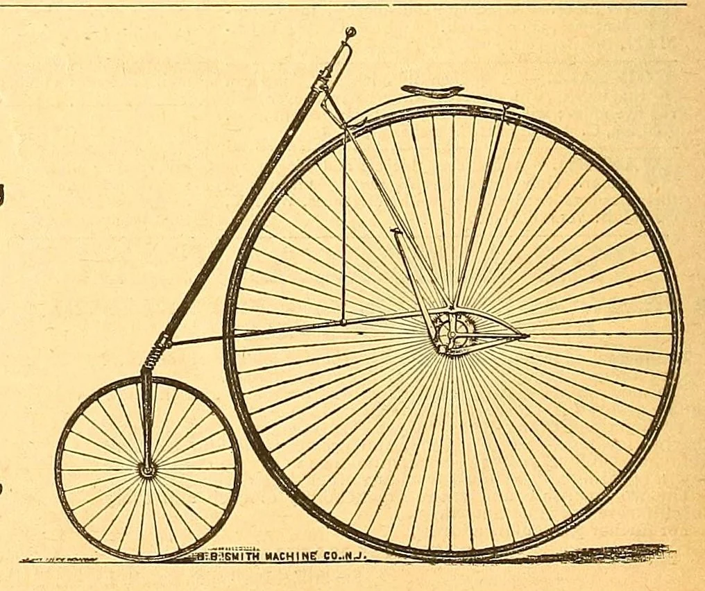 An illustration from The bicycling world, 1881, leaf 332