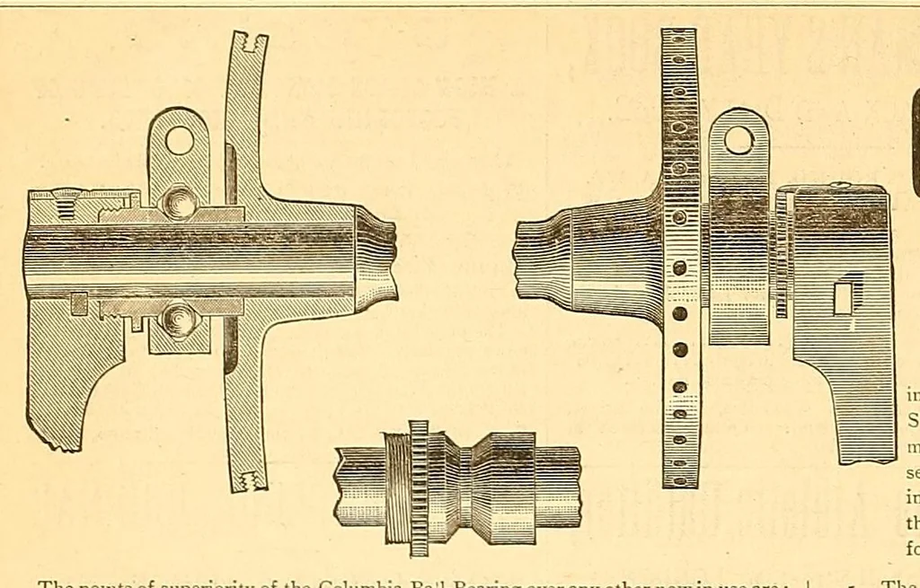 An illustration from The bicycling world, 1881, leaf 152