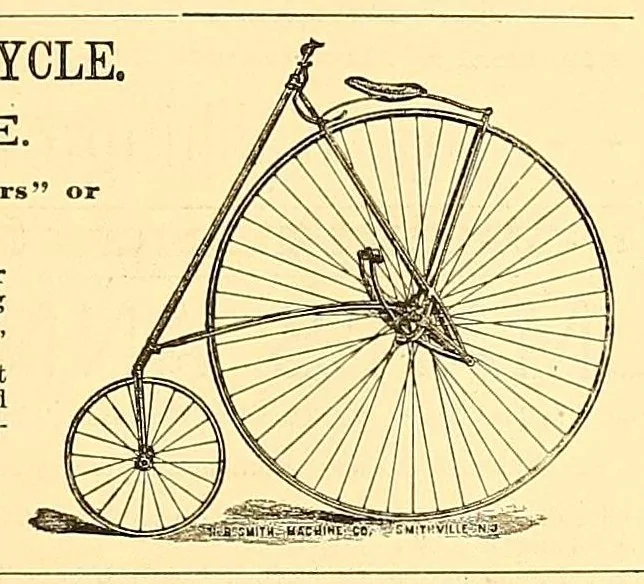 An illustration from The bicycling world, 1881, leaf 235