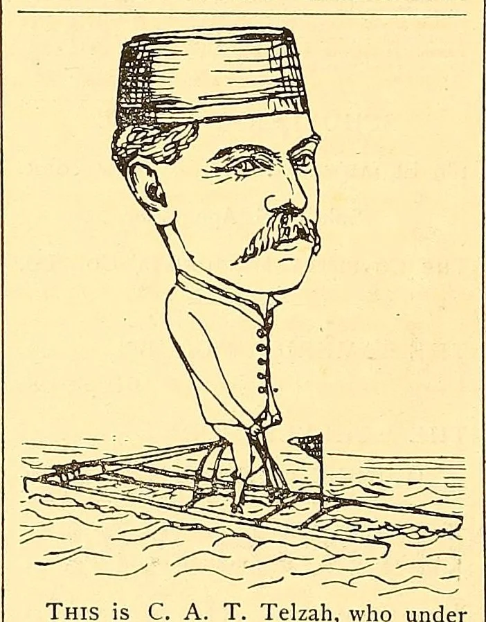 An illustration from The bicycling world, 1881, leaf 290
