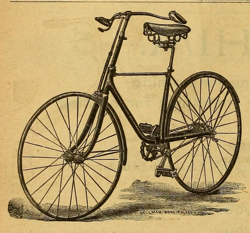 An illustration from The Bicycling world & L.A.W. bulletin, 1888, leaf 242