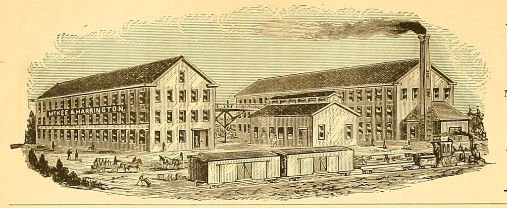 An illustration from The bicycling world, 1881, leaf 216