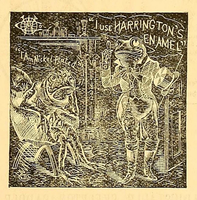 An illustration from The bicycling world, 1881, leaf 277