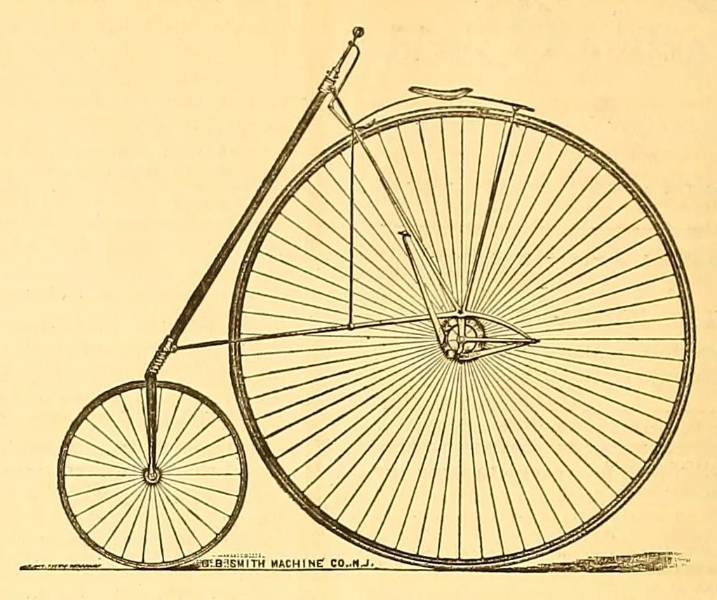 An illustration from The bicycling world, 1881, leaf 292
