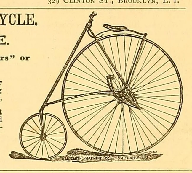 An illustration from The bicycling world, 1881, leaf 36