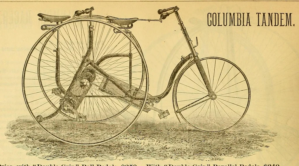 An illustration from The bicycling world, 1881, leaf 306