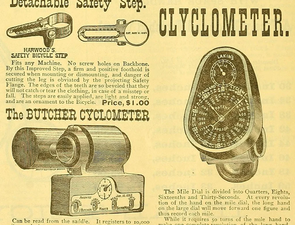 An illustration from The bicycling world, 1881, leaf 308