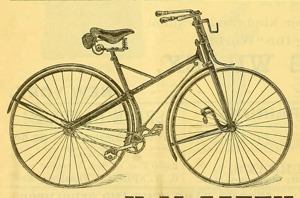An illustration from The bicycling world, 1881, leaf 460