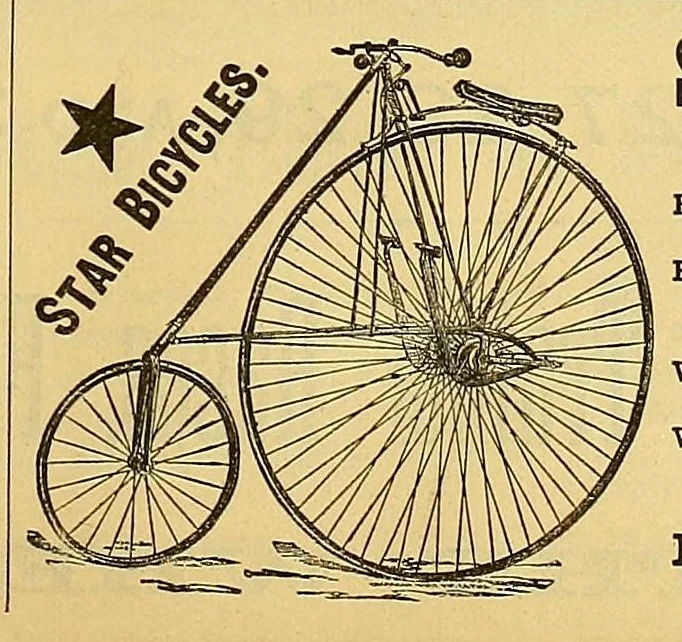 An illustration from The bicycling world, 1881, leaf 113