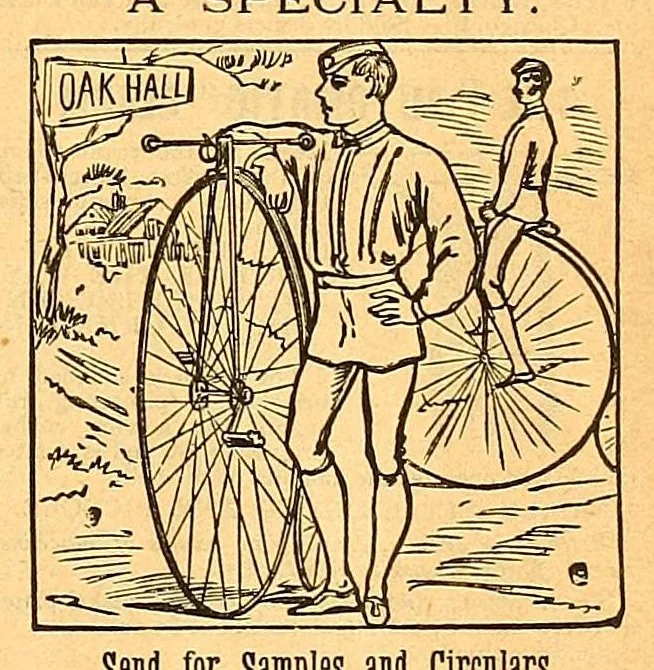 An illustration from The bicycling world, 1881, leaf 293