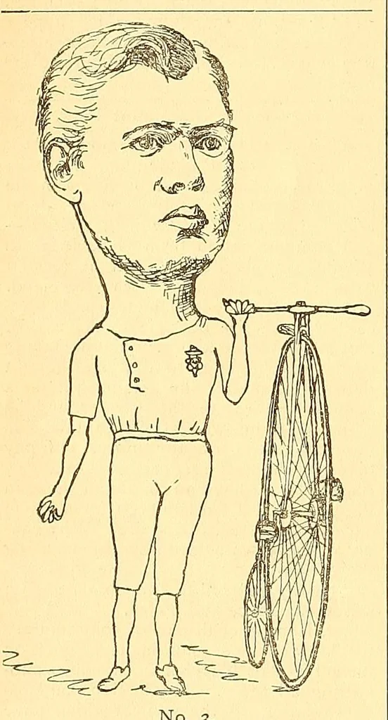 An illustration from The bicycling world, 1881, leaf 40