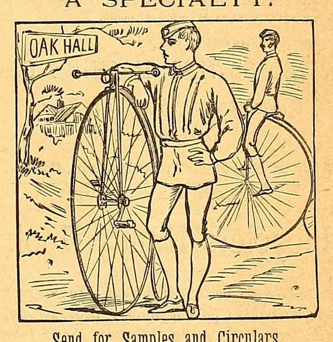 An illustration from The bicycling world, 1881, leaf 49