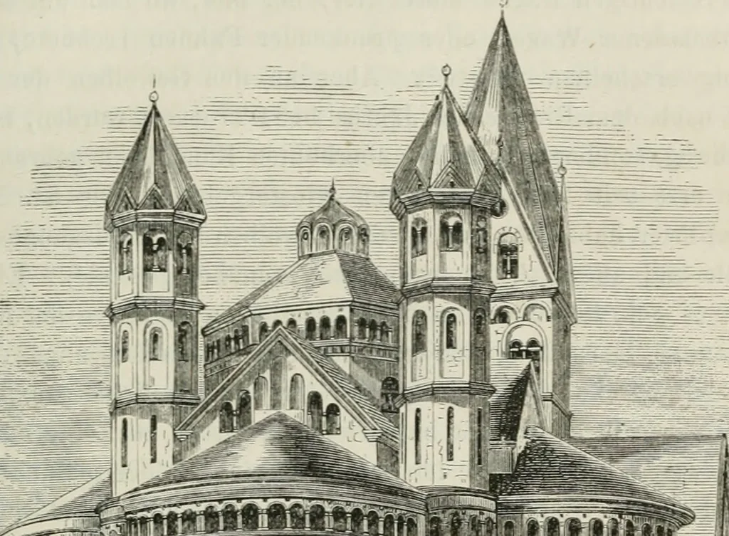 An illustration from Geschichte der bildenden Künste .., 1866, leaf 272