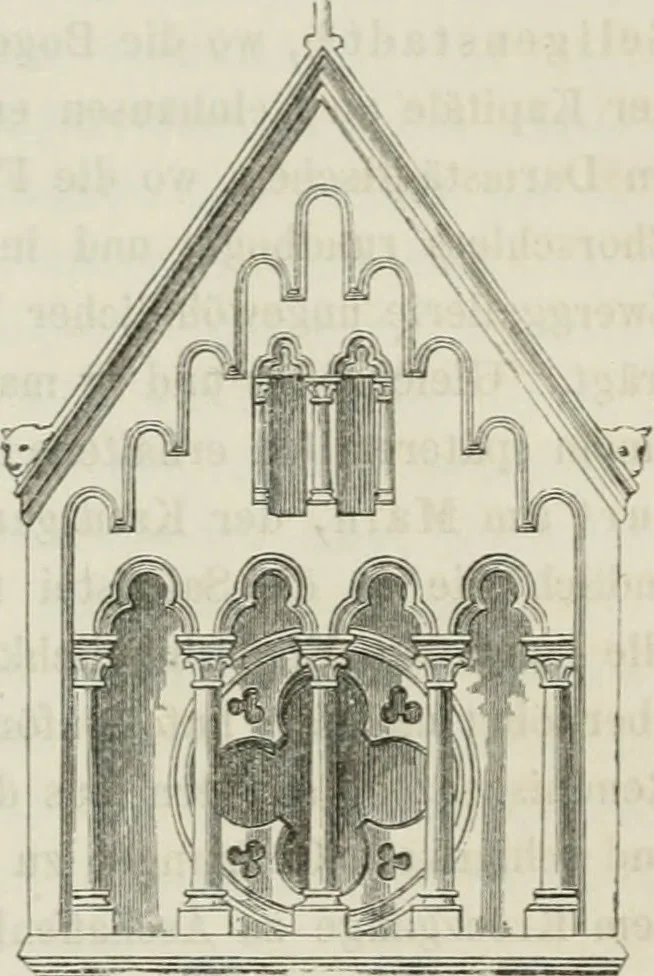 An illustration from Geschichte der bildenden Künste .., 1866, leaf 292