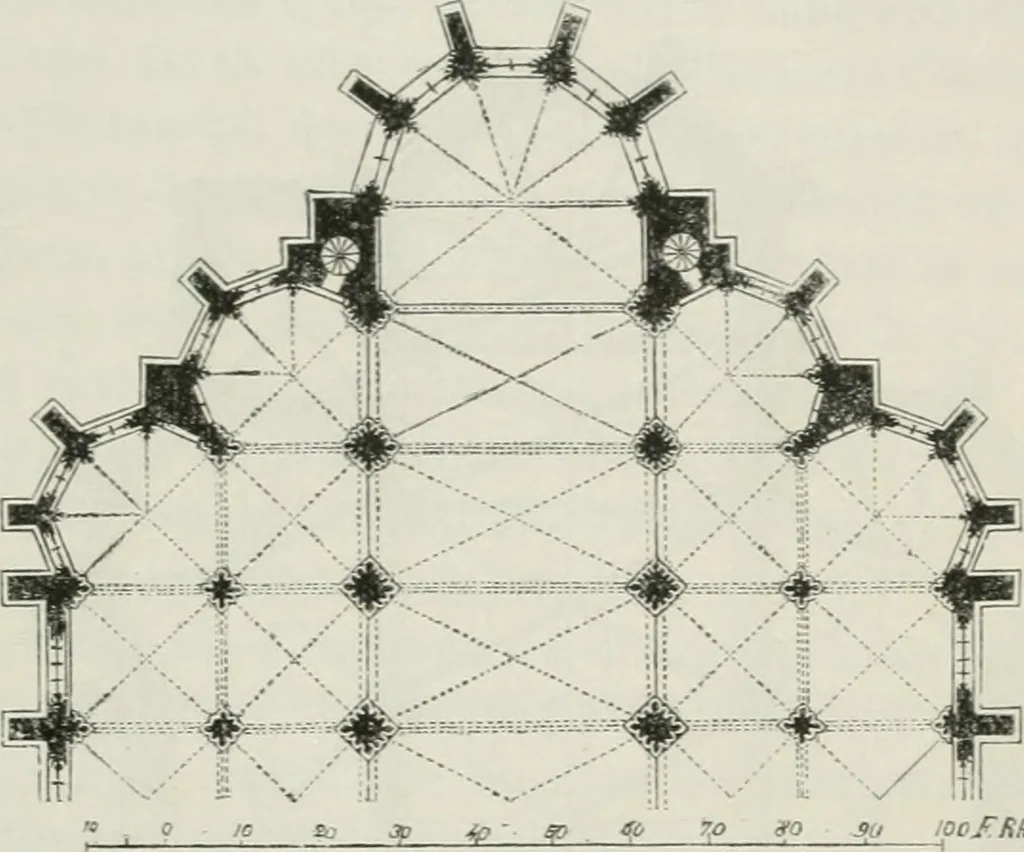 An illustration from Geschichte der bildenden Künste .., 1866, leaf 444