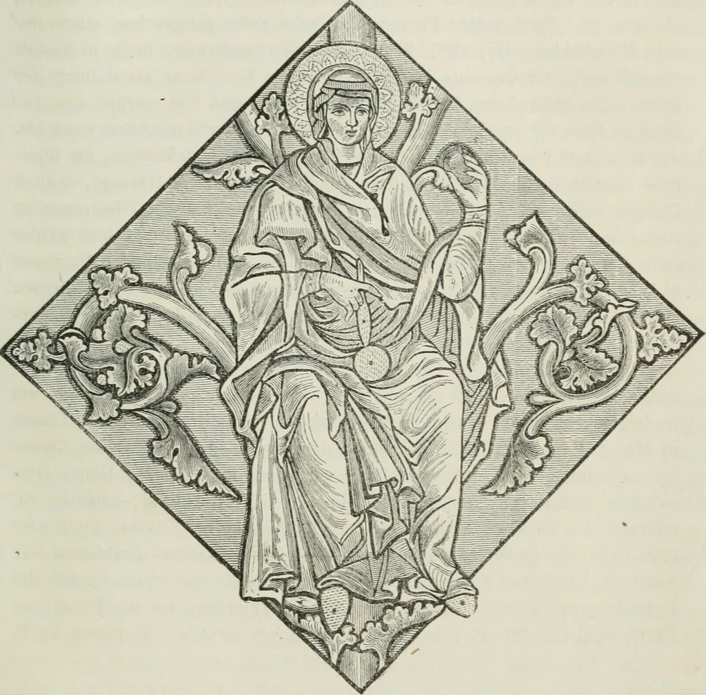 An illustration from Geschichte der bildenden Künste .., 1866, leaf 542
