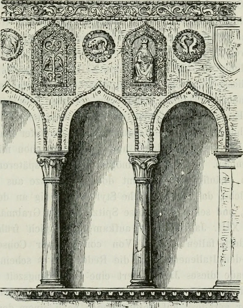 An illustration from Geschichte der bildenden Künste .., 1866, leaf 236