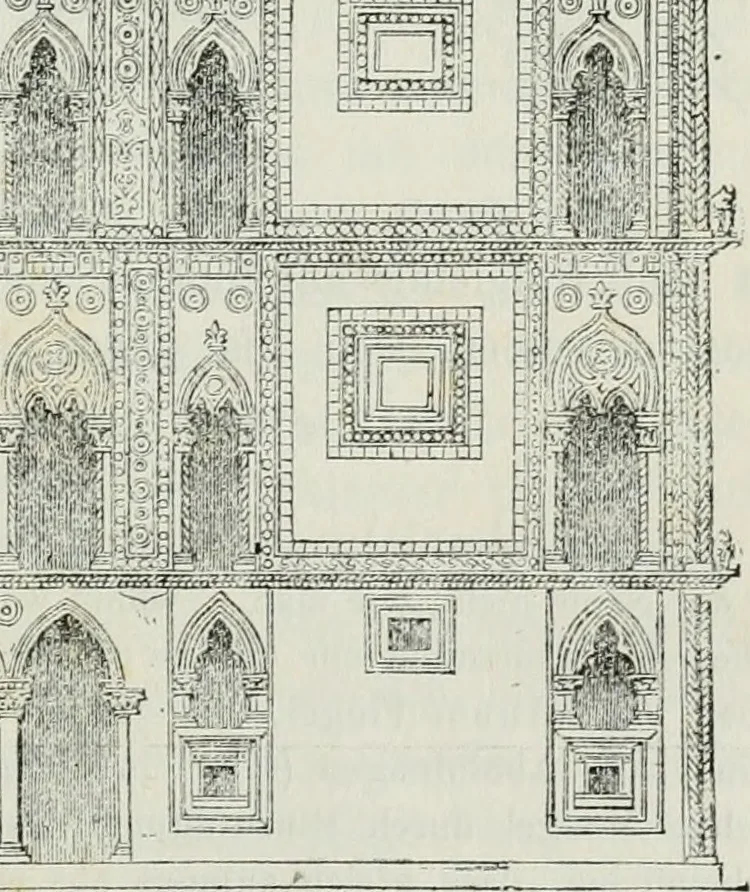 An illustration from Geschichte der bildenden Künste .., 1866, leaf 250
