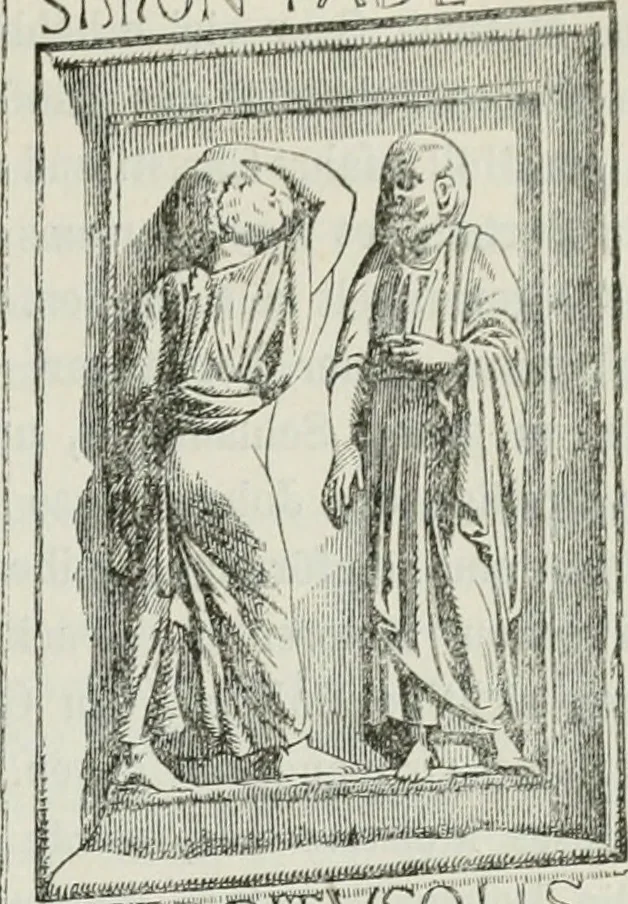 An illustration from Geschichte der bildenden Künste .., 1866, leaf 286